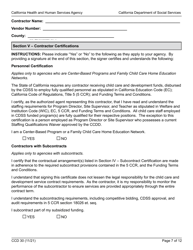 Form CCD30 Continued Funding Application - California, Page 7