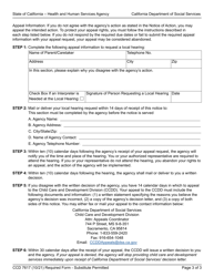 Form CCD7617 Notice of Action - California, Page 3