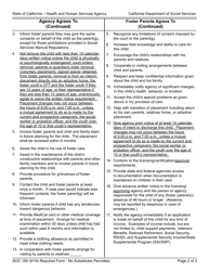Form SOC156 Agency - Foster Parents Agreement - Child Placed by Agency in Foster Home - California, Page 2
