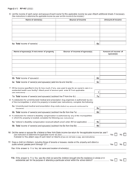 Form RP-467 Application for Partial Tax Exemption for Real Property of Senior Citizens - New York, Page 2