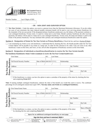 Form F603 Application for Disability Retirement - Tier 3 Uniformed Correction Force Only - New York City, Page 3