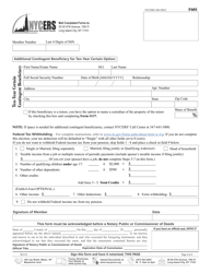Form F603 Application for Disability Retirement - Tier 3 Uniformed Correction Force Only - New York City, Page 4