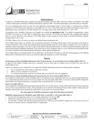 Form F603 Application for Disability Retirement - Tier 3 Uniformed Correction Force Only - New York City, Page 5