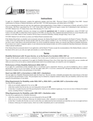Form F626 Application for Disability Retirement - 22-year Plan Members Enhanced Disability Benefit Participants Only - New York City, Page 5