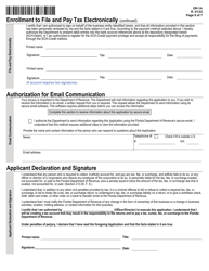 Form DR-1A Application for Registered Businesses to Add a New Florida Location - Florida, Page 6