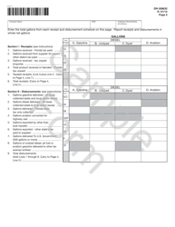 Form DR-309632 Wholesaler/Importer Fuel Tax Return - Sample - Florida, Page 5