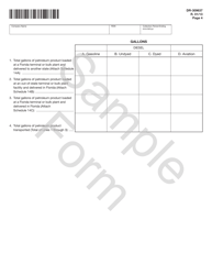 Form DR-309637 Petroleum Carrier Information Return - Sample - Florida, Page 4