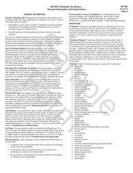 Form DR-904 Pollutants Tax Return - Sample - Florida, Page 4