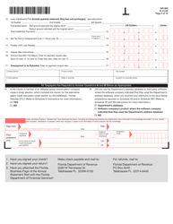 Form DR-908 Insurance Premium Taxes and Fees Return - Florida, Page 2