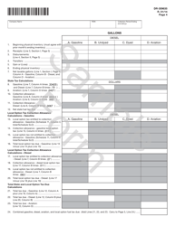 Instructions for Form DR-309635 Blender Fuel Tax Return - Sample - Florida, Page 4