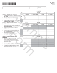 Instructions for Form DR-309635 Blender Fuel Tax Return - Sample - Florida, Page 5