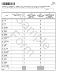 Form DR-309631 Terminal Supplier Fuel Tax Return - Sample - Florida, Page 12