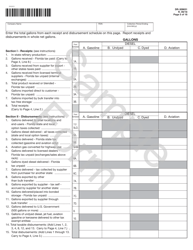 Form DR-309631 Terminal Supplier Fuel Tax Return - Sample - Florida, Page 5