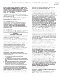 Instructions for Form DR-908 Insurance Premium Taxes and Fees Return - Florida, Page 6