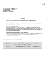 Form DR-144 Gas and Sulfur Production Quarterly Tax Return - Florida, Page 10