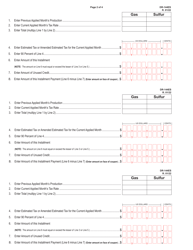 Form DR-144 Gas and Sulfur Production Quarterly Tax Return - Florida, Page 8