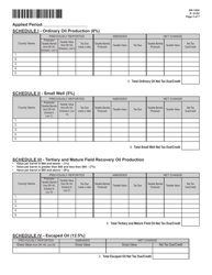 Form DR-145X Oil Production Monthly Amended Tax Return - Florida, Page 3