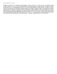 Formulario CCA-1235A-S Informe De Cambios - Arizona (Spanish), Page 2
