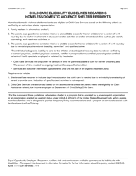 Form CCA-0044A Verification of Shelter Case Plan - Arizona, Page 2