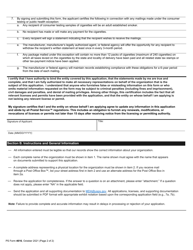 PS Form 4616 Pact Act Application for Consumer Testing or Public Health Exception, Page 2