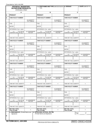 DD Form 2921C Physical Inventory Petroleum Products (Continuation Sheet)