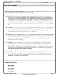 DD Form 2939 Nf-6 Performance Management System Executive Performance Agreement, Page 2
