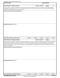DD Form 2939 Nf-6 Performance Management System Executive Performance Agreement, Page 4