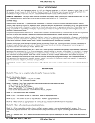 DD Form 2992 Medical Recommendation for Flying or Special Operational Duty, Page 2