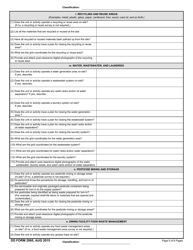 DD Form 2995 Environmental Site Closure Survey, Page 5
