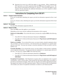 Form OIC-671 Offer in Compromise Agreement - Vermont, Page 2
