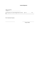 Arizona Residency Documentation Form - Arizona, Page 3
