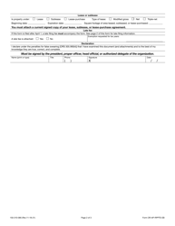 Form OR-AP-RPPTE-EB (150-310-085) Application for Real and Personal Property Tax Exemption for Property Owned by an Exempt Body and Leased or Subleased to Another Exempt Body - Oregon, Page 2
