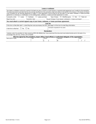 Form OR-AP-RPPTE-L (150-310-087) Application for Real and Personal Property Tax Exemption for Lease, Sublease, or Lease-Purchased Property Owned by a Taxable Owner and Leased to an Exempt Public Body, Institution, or Organization - Oregon, Page 2