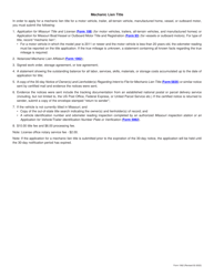 Form 1062 Affidavit for Mechanic Lien Title - Missouri, Page 2