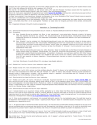 Form 4342 Other Tobacco Products Monthly Report - Out-of-State Wholesalers Selling Into Missouri - Missouri, Page 3