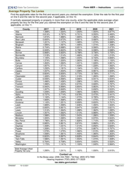 Form 49ER (EFO00032) Recapture of Qualified Investment Exemption From Property Tax - Idaho, Page 3