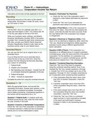 Form 41 (EFO00025) Corporation Income Tax Return - Idaho, Page 3