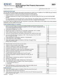 Form 84 (EFO00010) Small Employer Real Property Improvement Tax Credit - Idaho