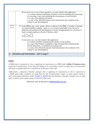 Pharmacy Benefits Manager Checklist/Registration Application - Delaware, Page 4