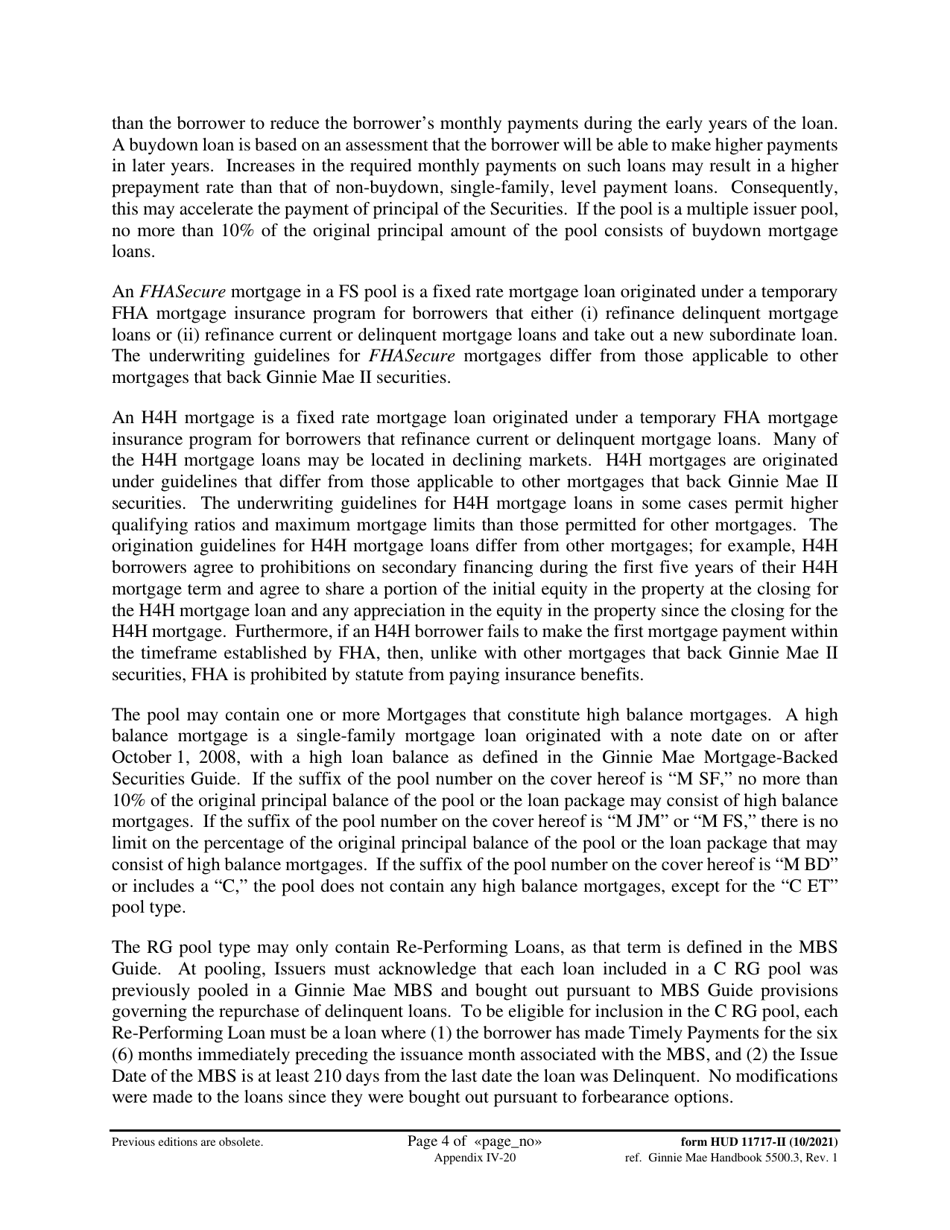 Form HUD11717-II Prospectus Ginnie Mae II - Single-Family Mortgages, Page 4
