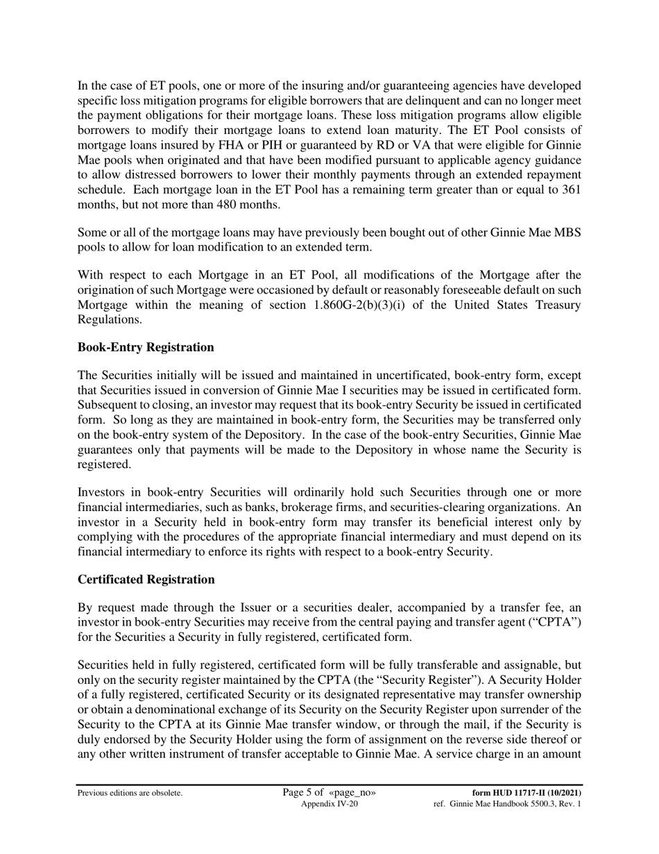Form HUD11717-II Prospectus Ginnie Mae II - Single-Family Mortgages, Page 5