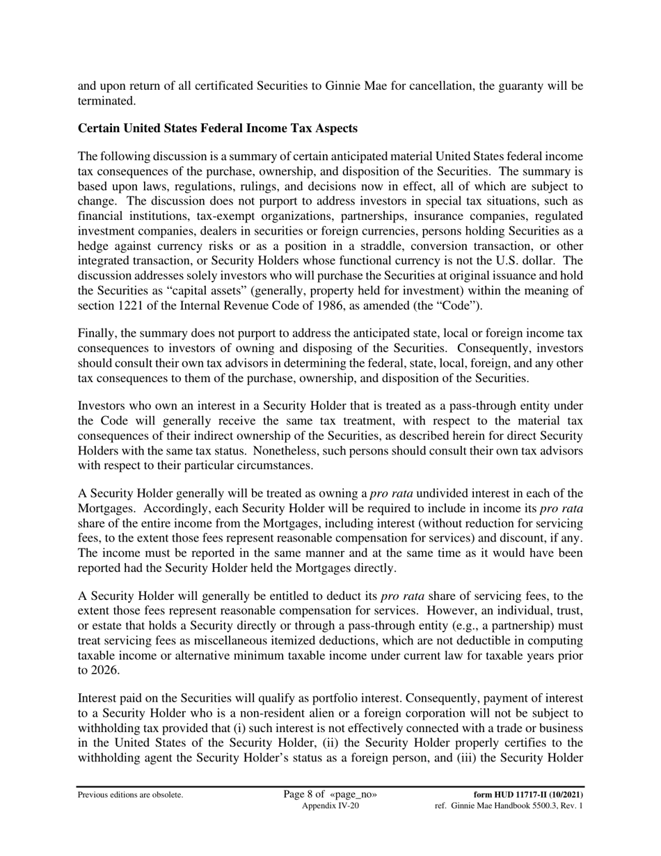 Form HUD11717-II Prospectus Ginnie Mae II - Single-Family Mortgages, Page 8