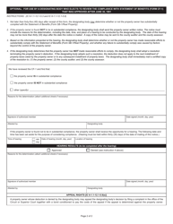 Form CF-1/REAL PROPERTY (State Form 51766) Compliance With Statement of Benefits Real Estate Improvements - Indiana, Page 2