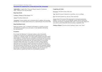 OGE Form 278E Executive Branch Personnel Public Financial Disclosure Report, Page 8