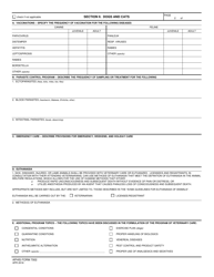 APHIS Form 7002 Program of Veterinary Care, Page 2