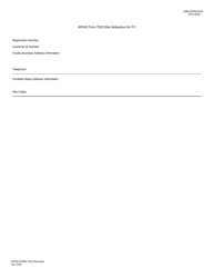 APHIS Form 7023 Annual Report of Research Facility, Page 2