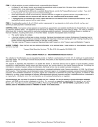 FS Form 1048 Claim for Lost, Stolen, or Destroyed United States Savings Bonds, Page 6