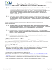 Form EIB03-02 Application for Medium-Term Insurance or Guarantee, Page 10