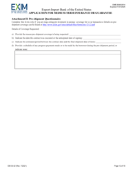 Form EIB03-02 Application for Medium-Term Insurance or Guarantee, Page 12