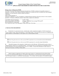 Form EIB03-02 Application for Medium-Term Insurance or Guarantee, Page 5